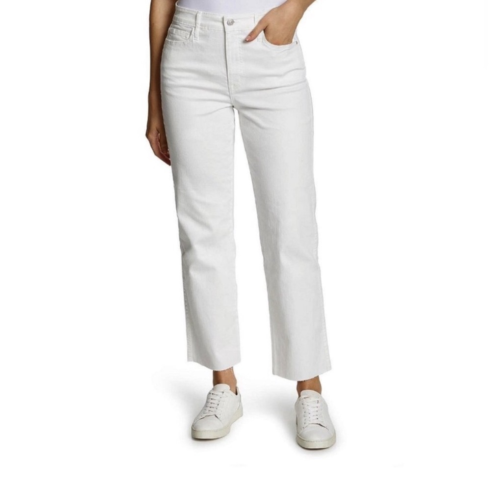 Social Standards by Sanctuary High Rise Crop Straight White Womens Jeans Size 6